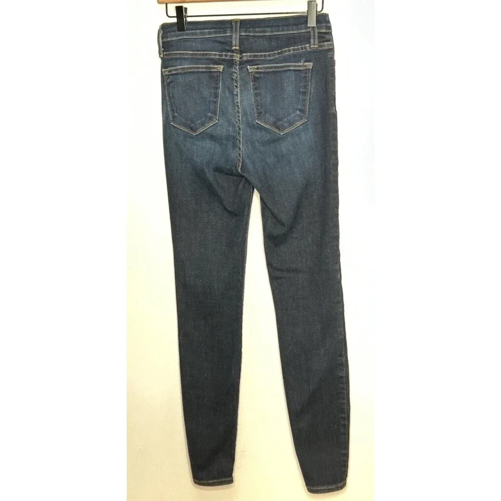 Judy Blue Jeans 5/27 Stretchy Dark Denim Skinny Mid Rise Capsule Wardrobe - Picture 3 of 4